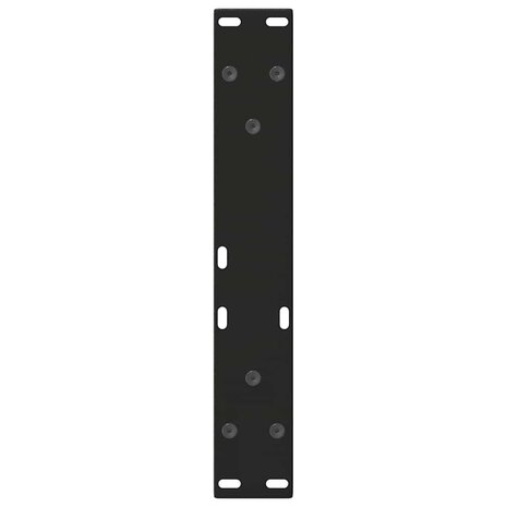 Salontafelpoten 2 st V-vormig 28x(42-43,3) cm staal zwart 7