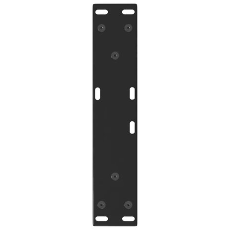 Salontafelpoten 2 st V-vormig 30x(30-31,3) cm staal zwart 7