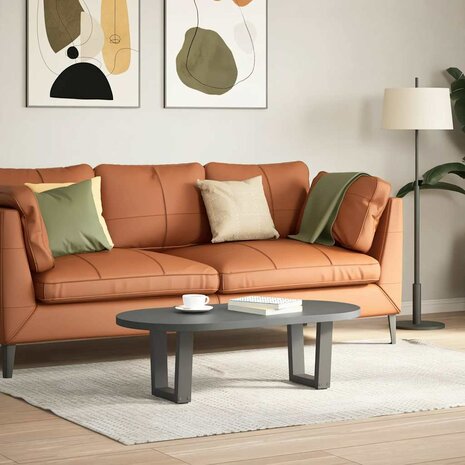 Salontafelpoten 2 st V-vormig 30x(30-31,3) cm staal antraciet 2