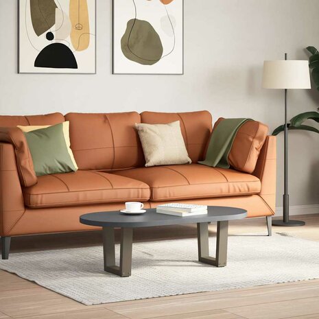 Salontafelpoten 2 st V-vormig 30x(30-31,3) cm staal naturel 2