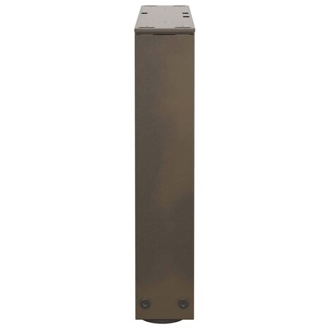 Salontafelpoten 2 st V-vormig 40x(30-31,3) cm staal naturel 6