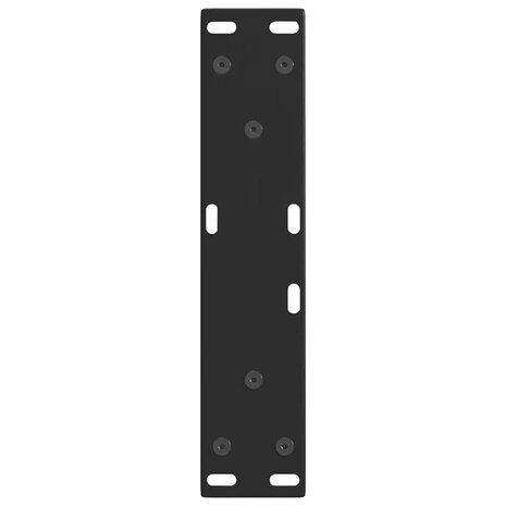 Salontafelpoten 2 st V-vormig 28x(42-43,3) cm staal zwart 7