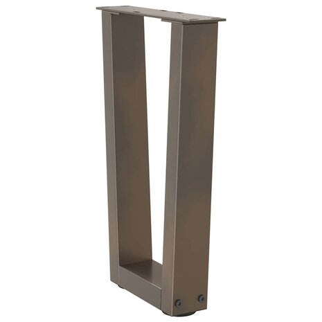 Salontafelpoten 2 st V-vormig 38x(42-43,3) cm staal naturel 4