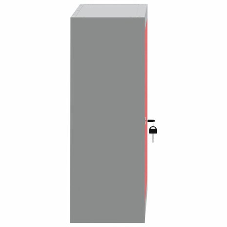Gereedschapskast met plank Rood en Grijs 50 x 20 x 55 cm 8