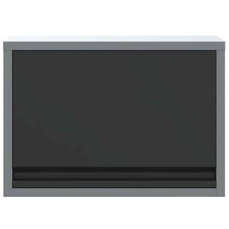 Gereedschapskast met opslag Zwart en Grijs 50 x 25 x 35 cm 6
