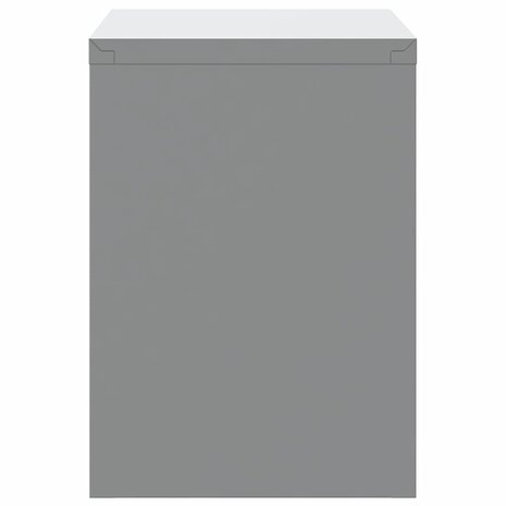 Gereedschapskast met opslag Zwart en Grijs 50 x 25 x 35 cm 7