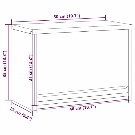 Gereedschapskast met opslag Rood en Grijs 50 x 25 x 35 cm 9