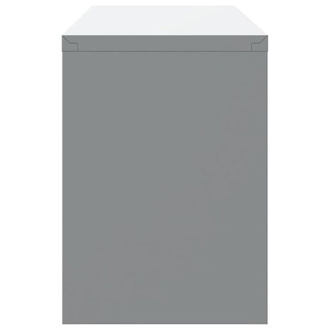 Gereedschapskast met opslag Zwart en Grijs 100 x 25 x 35 cm 7