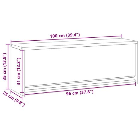 Gereedschapskast met opslag Rood en Grijs 100 x 25 x 35 cm 9