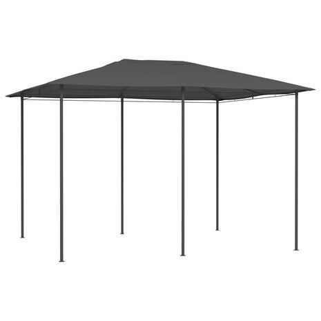 Prieel 160 g/m&sup2; 3x4x2,6 m antracietkleurig 1