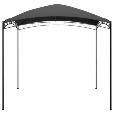 Prieel 180 g/m&sup2; 3x3x2,65 m antraciet 3