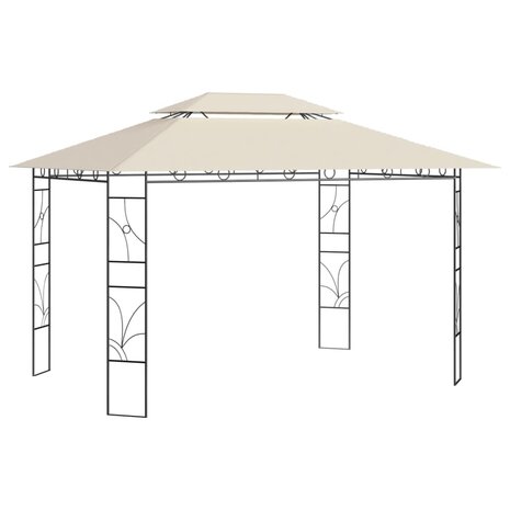 Prieel 160 g/m&sup2; 4x3x2,7 m cr&egrave;mekleurig 1