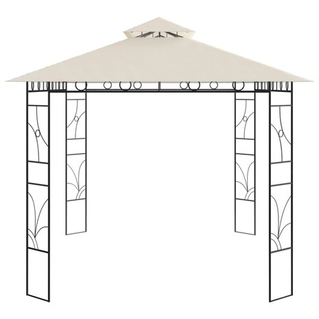 Prieel 160 g/m&sup2; 4x3x2,7 m cr&egrave;mekleurig 3