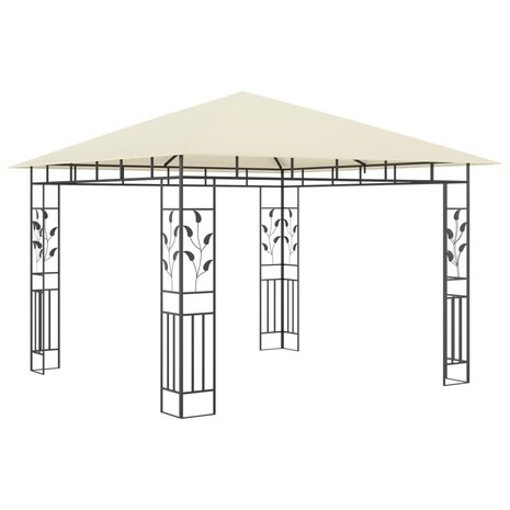 Prieel met klamboe 180 g/m&sup2; 3x3x2,73 m cr&egrave;me 2