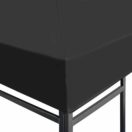 Prieeldak 310 g/m&sup2; 3x3 m grijs 3