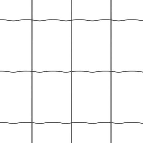 Euro Hek Grijs 0,4 x 10 m PVC-gecoat ijzer 7