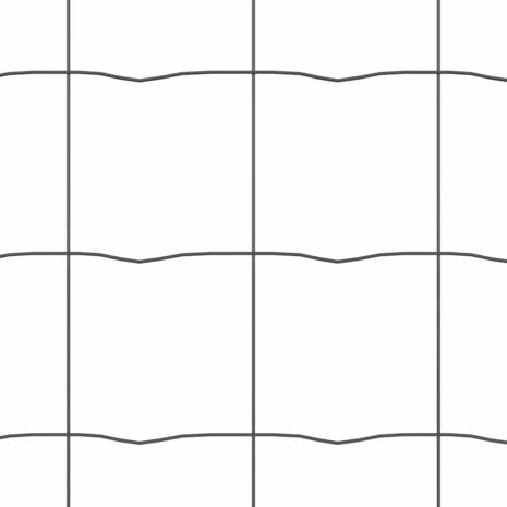 Euro Hek Grijs 0,4 x 10 m PVC-gecoat ijzer 7