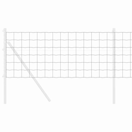 Euro Hek Grijs 0,6 x 10 m PVC-gecoat ijzer 3