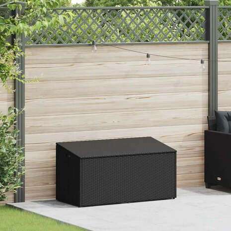 Tuinbox Zwart 110x50x58 cm Poly Rattan 2