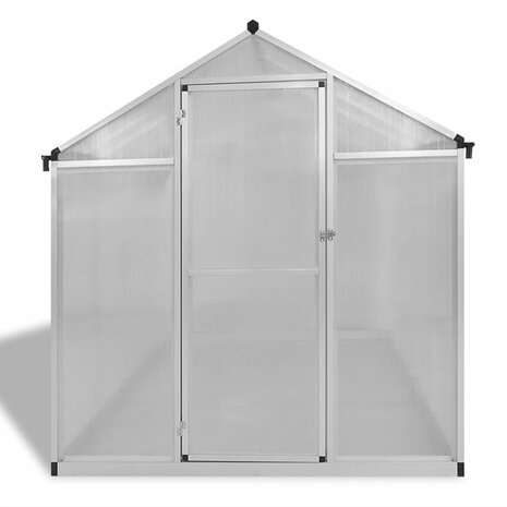 Tuinkas met basisframe 4,6 m&sup2; versterkt aluminium 3