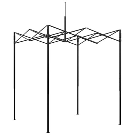 Kas met pop-up frame met dak Groen 200 x 200 x 300 cm IJzer 5