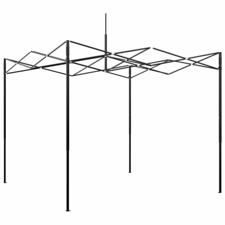 Kas met pop-up frame met dak Groen 290 x 290 x 315 cm IJzer 5