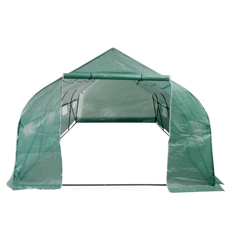 Tuinkas walk-in draagbare polytunnel met stalen frame 18 m&sup2;   2
