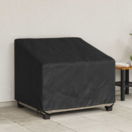 Tuinstoelhoes Zwart 96 x 79 x 74 cm 600D Oxford Stof 1