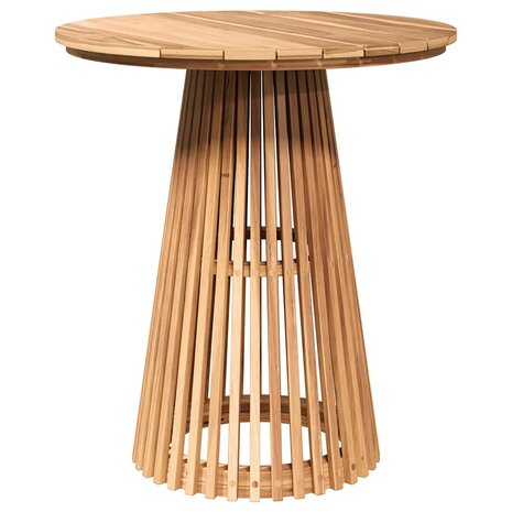 Bijzettafel Bruin 70 x 70 x 75 cm Massief Teakhout 2
