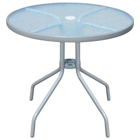 Bistrotafel 80x71 cm staal grijs 1