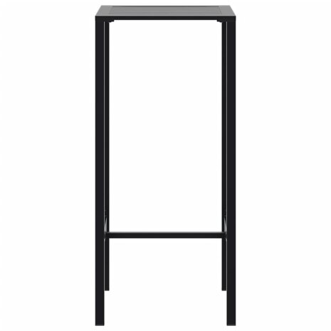 Bartafel 50x50x110 cm gepoedercoat staal zwart 4