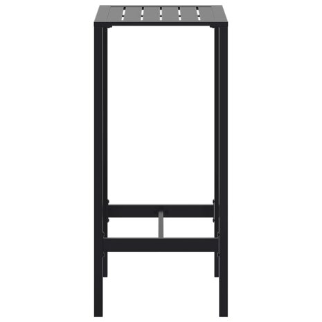 Bartafel 50x50x110 cm gepoedercoat staal zwart 5