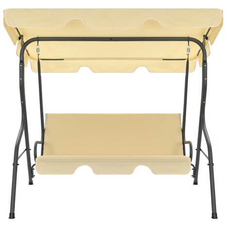 Schommelbank 170x110x153 cm cr&egrave;mewit 2