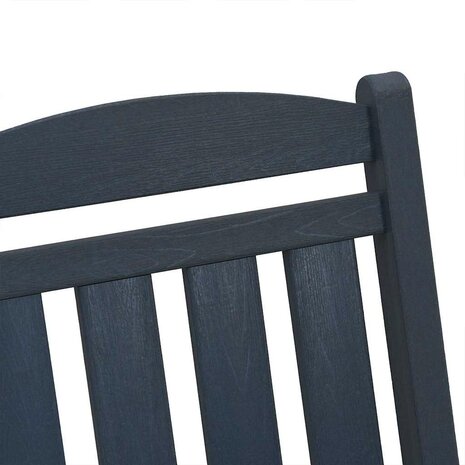 Schommelstoel 3 pcs Marineblauw Polyetheen 9