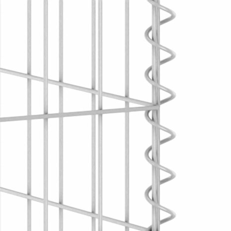 Schanskorf voor containers 325x100x110 cm gegalvaniseerd staal 7