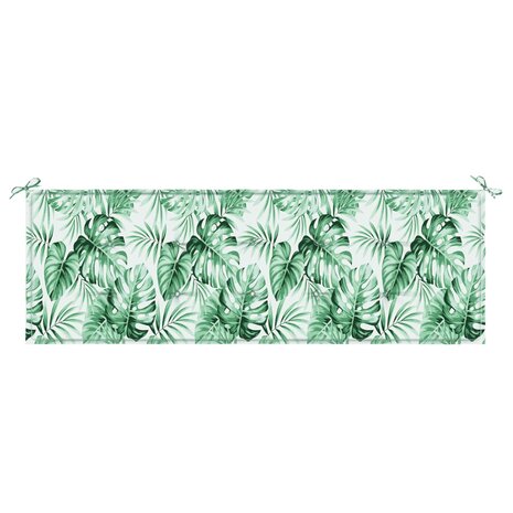 Bankkussen Blad Bladpatroon 150 x 50 x 3 cm Oxford Stof 6