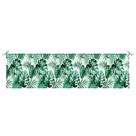 Bankkussen Blad Bladpatroon 150 x 50 x 3 cm Oxford Stof 4