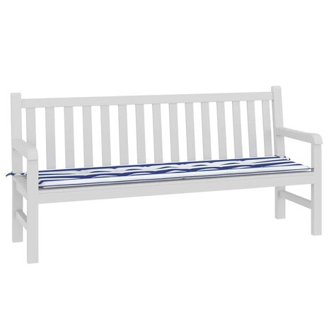 Bankkussen Gestreept Zwart Ruit 150 x 50 x 3 cm Oxford Stof 3