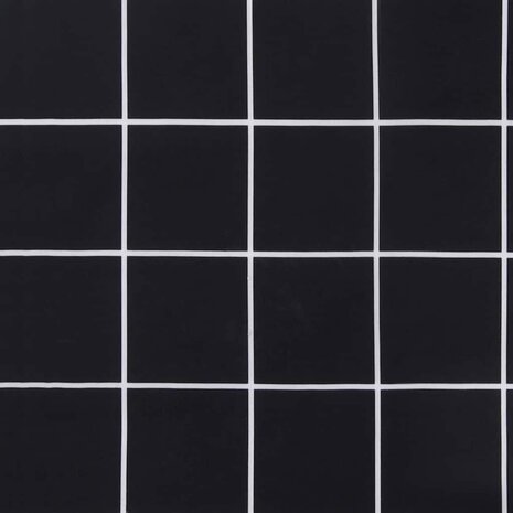 Bankkussen Geruit Zwart Ruit 150 x 50 x 3 cm Oxford Stof 8