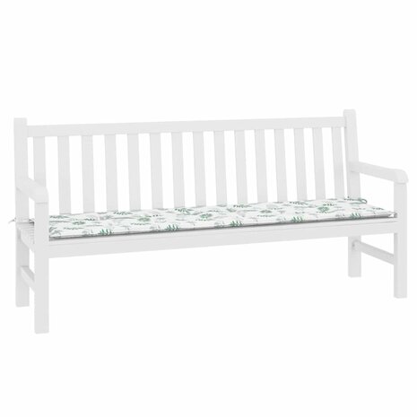 Bankkussen Blad Bladontwerp 150 x 50 x 3 cm Oxford Stof 3