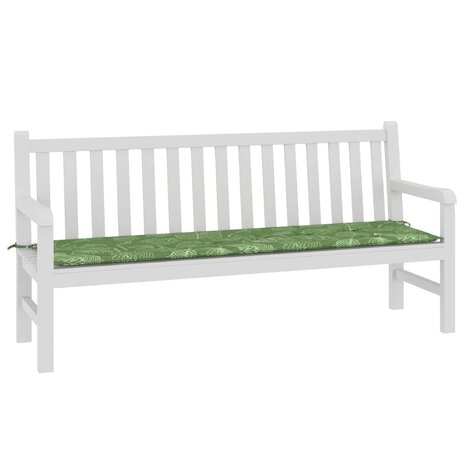 Bankkussen Blad Bladontwerp 150 x 50 x 3 cm Oxford Stof 3
