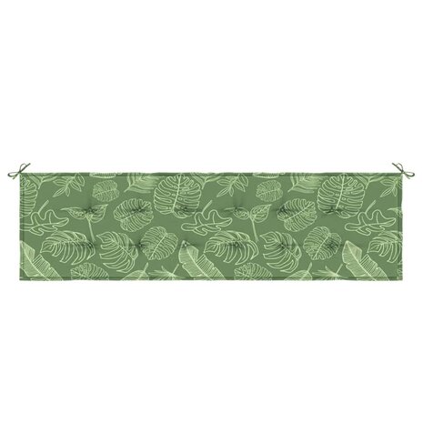 Bankkussen Blad Bladontwerp 150 x 50 x 3 cm Oxford Stof 4