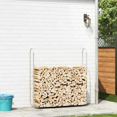 Haardhoutrek 150x25x150 cm gegalvaniseerd staal 3