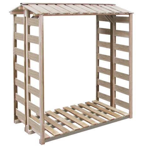 Haardhoutopslag 150x90x176 cm ge&iuml;mpregneerd grenenhout 1