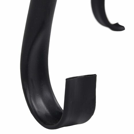 Vuurtafel moza&iuml;ek 68 cm keramiek zwart en wit 4