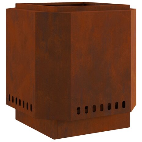 Rookloze Vuurschaal Bruin 48 x 48 x 51 cm Cortenstaal 2