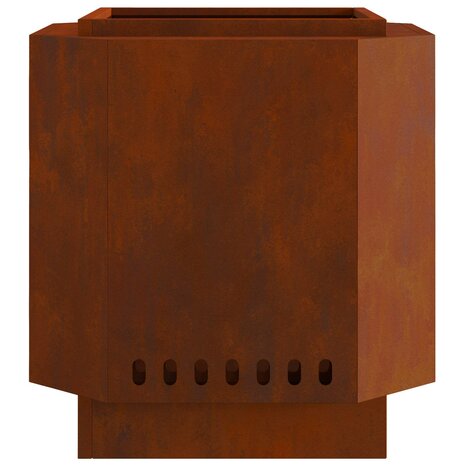 Rookloze Vuurschaal Bruin 48 x 48 x 51 cm Cortenstaal 6