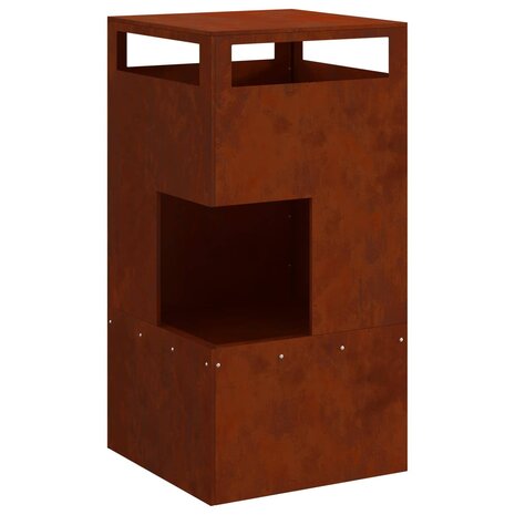 Vuurkorf Bruin 50 x 50 x 100 cm Staal 2