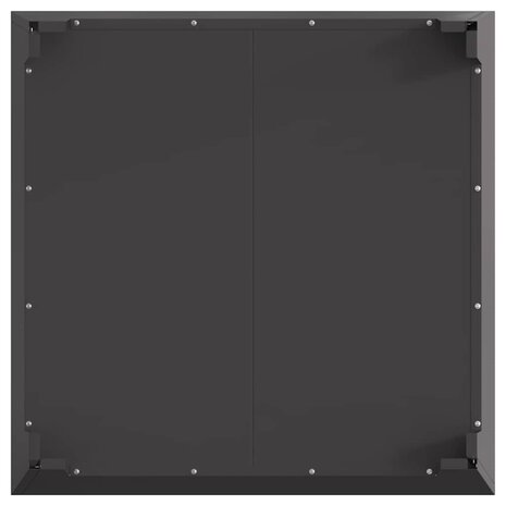 Vuurkorf Zwart 80 x 80 x 43 cm Staal 9