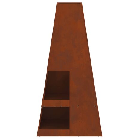 Vuurkorf Bruin 50 x 50 x 100 cm Staal 6